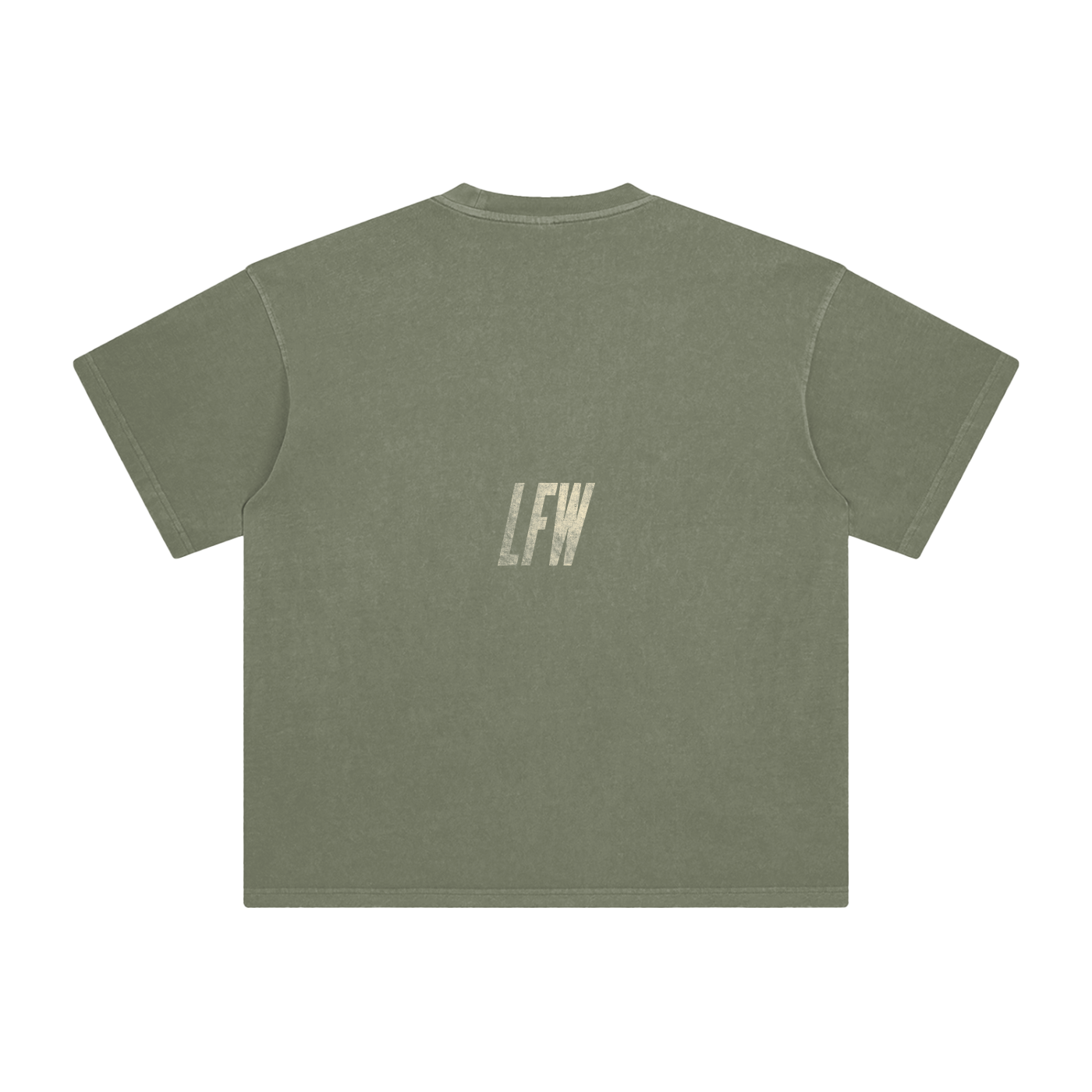 No. 24 Tee - Dust Olive