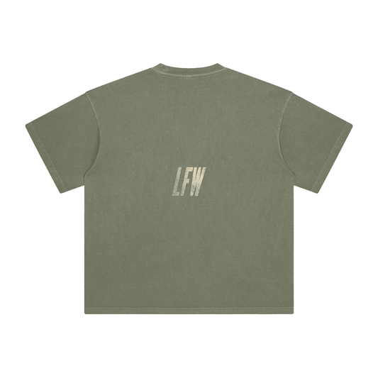 No. 24 Tee - Dust Olive