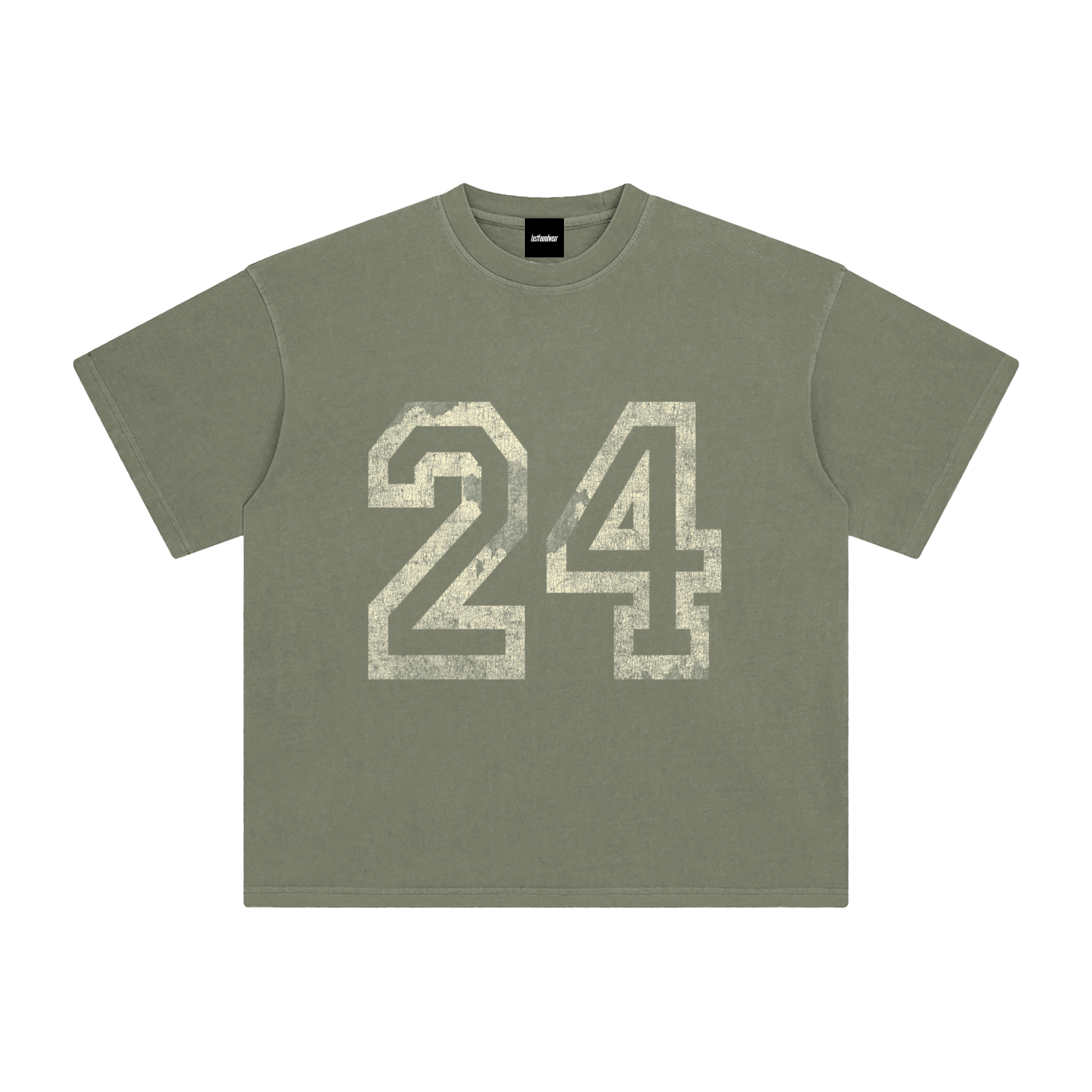 No. 24 Tee - Dust Olive