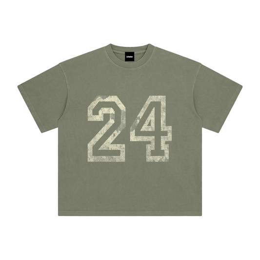 No. 24 Tee - Dust Olive