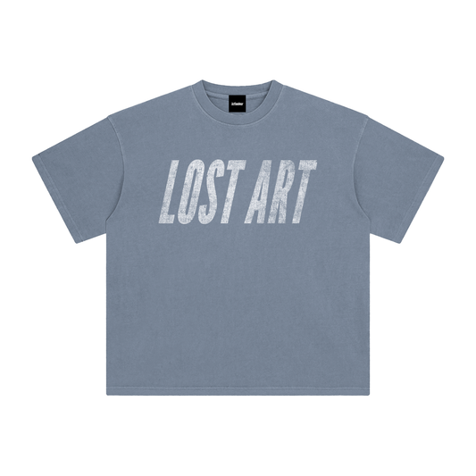 Lost Art Tee - Slate Blue
