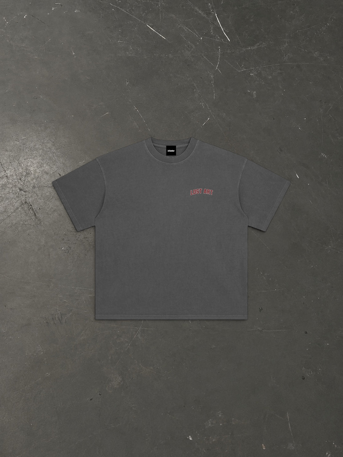 Lost Art Micro Logo Tee - Brick