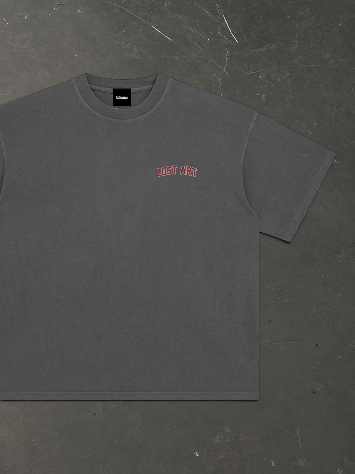 Lost Art Micro Logo Tee - Brick