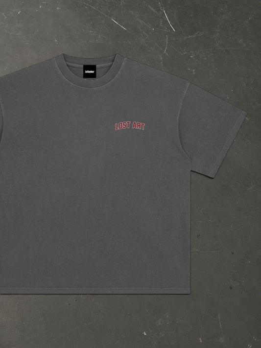 Lost Art Micro Logo Tee - Brick