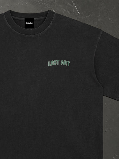 Lost Art Micro Logo Tee - Moss