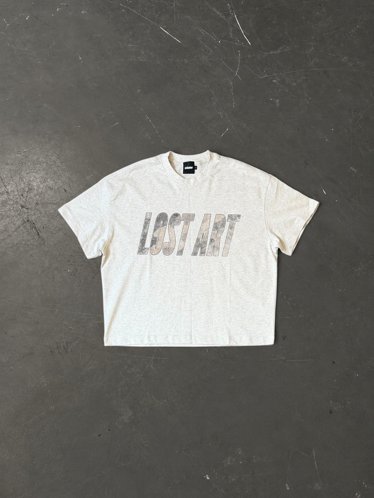 Lost Art Tee - Oat Camo