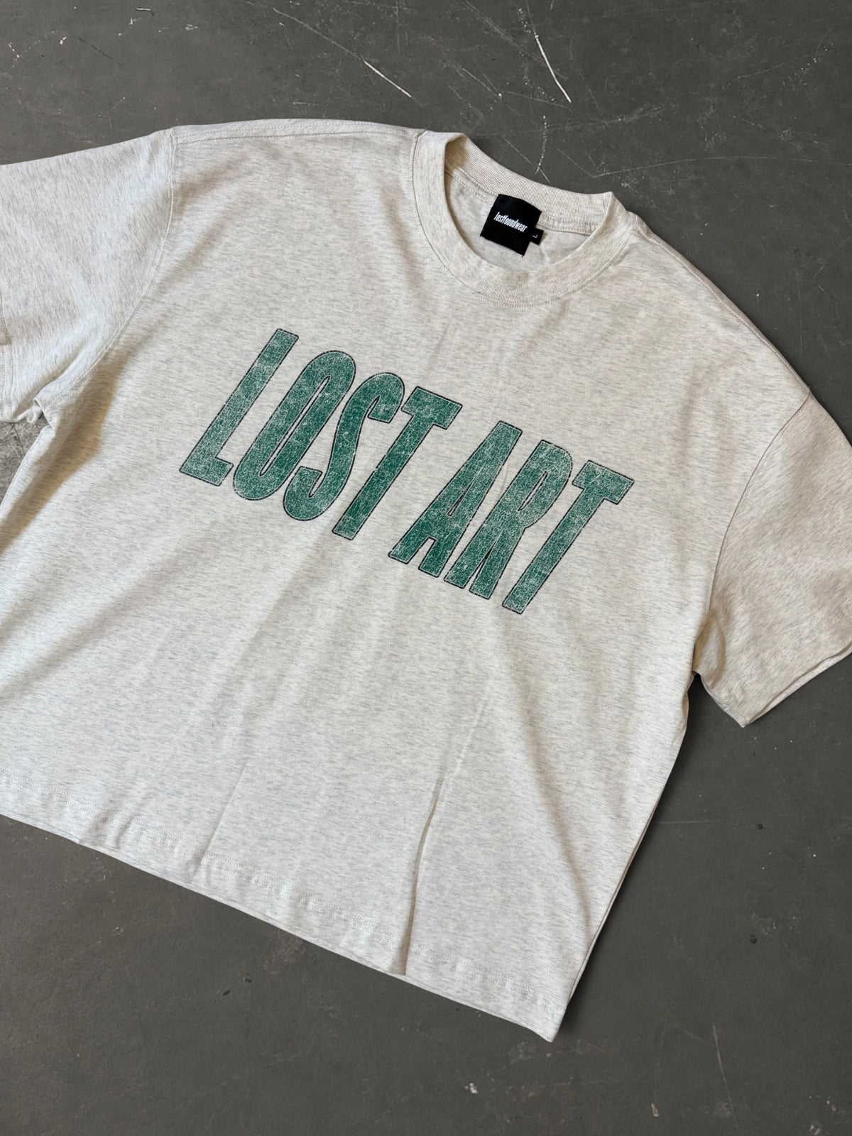 Lost Art Tee - Oat Green