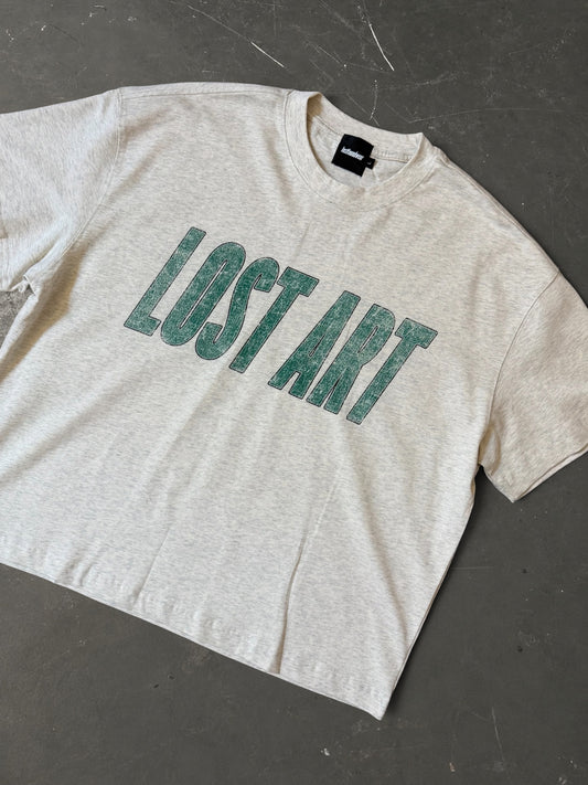 Lost Art Tee - Oat Green