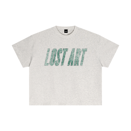 Lost Art Tee - Oat Green