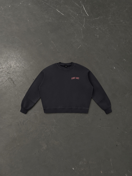 Lost Art Crewneck - Black Brick